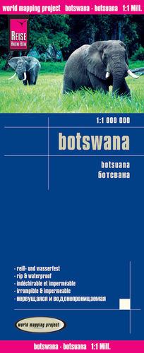 Landkarte Botswana 1:1.000.000